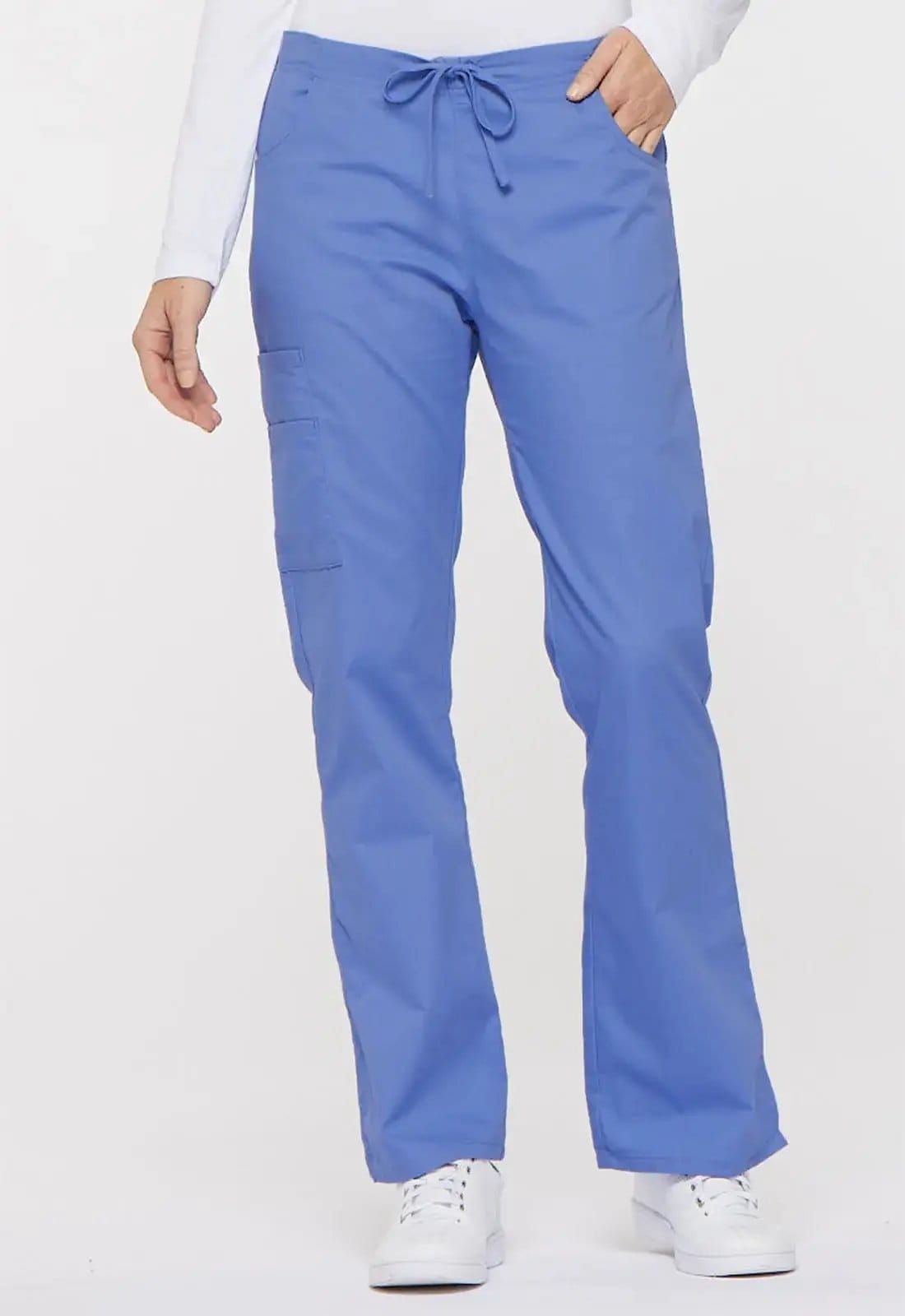 Dickies EDS Signature Women's Flare Mid Rise Cargo Scrub Pant 86206 Simply Scrubs Australia